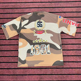 Street T Shirts Washed Old Oversize Hip Hop Skateboard Anime Print Short Sleeve